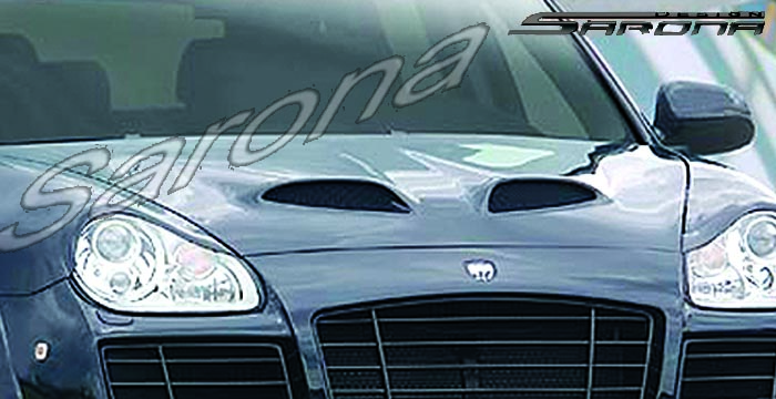 Custom Porsche Cayenne Hood  SUV/SAV/Crossover (2002 - 2010) - $1490.00 (Manufacturer Sarona, Part #PR-001-HD)